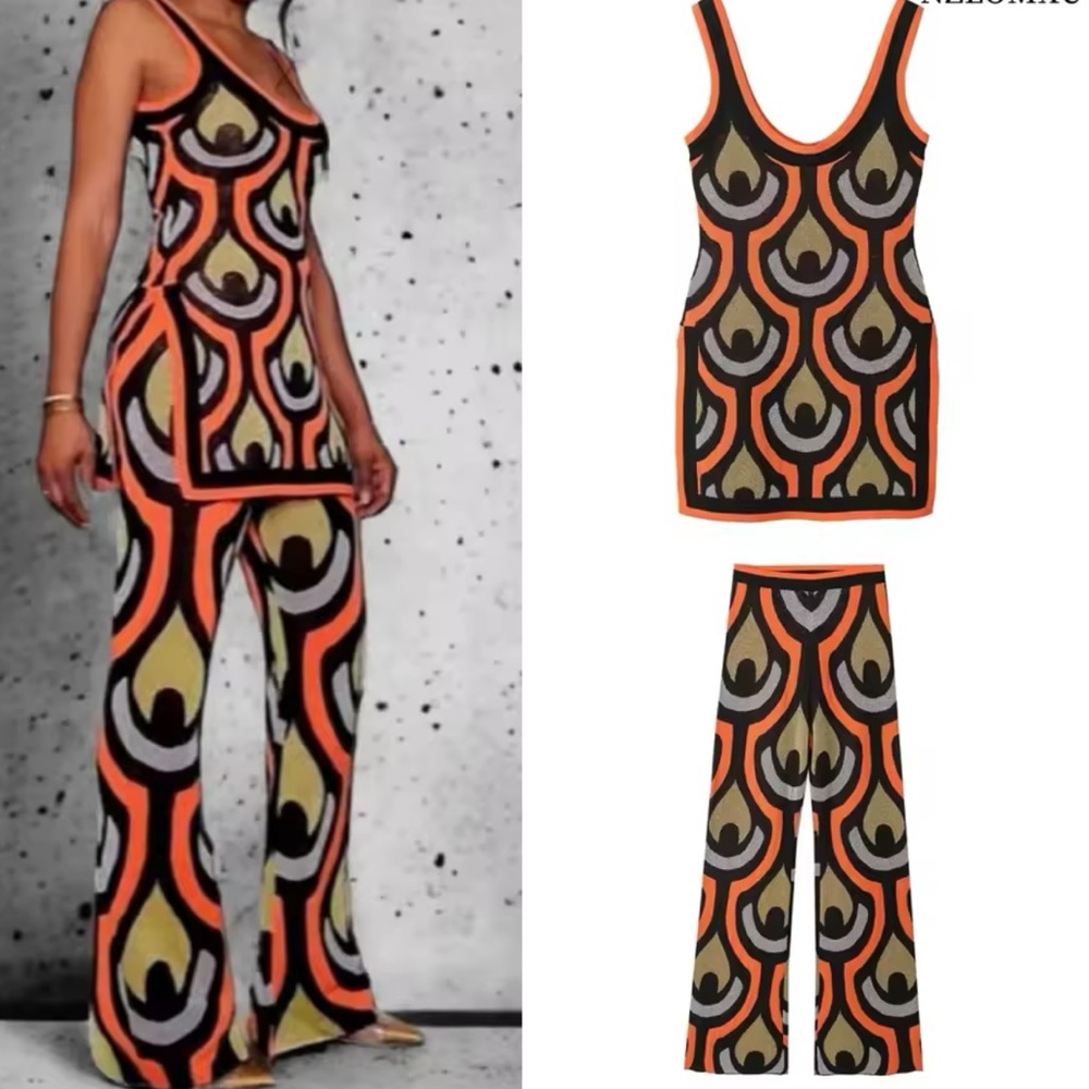 2 Piece Stylish Multicolor Set